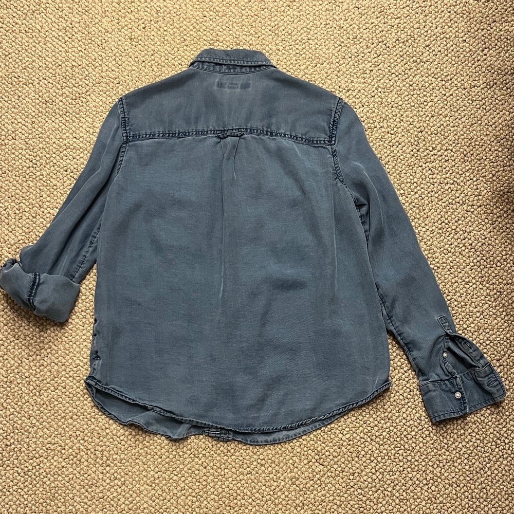 Banana Republic Blue Button-Down Shirt - Picture 14 of 16